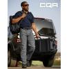 CQR Men’s Polo Shirts, Tactical Short Sleeve Golf Performance Shirts, Lightweight Dry Fit UPF 50+ Pique(Frost Pro Police Navy)