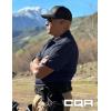 CQR Men’s Polo Shirts, Tactical Short Sleeve Golf Performance Shirts, Lightweight Dry Fit UPF 50+ Pique(Frost Pro Police Navy)