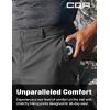 CQR Men’s Quick Dry Stretch Hiking Cargo Shorts, Lightweight Water Resistant Tactical Casual, Golf & Outdoor with Pockets(Hike Flex Grey)