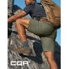 CQR Men’s Quick Dry Stretch Hiking Cargo Shorts, Lightweight Water Resistant Tactical Casual, Golf & Outdoor with Pockets(Hike Flex Khaki)