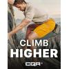 CQR Men’s Quick Dry Stretch Hiking Cargo Shorts, Lightweight Water Resistant Tactical Casual, Golf & Outdoor with Pockets(Rocky Amber)