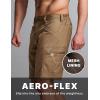 CQR Men’s Quick Dry Stretch Hiking Cargo Shorts, Lightweight Water Resistant Tactical Casual, Golf & Outdoor with Pockets(Rocky Hazelnut)