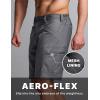 CQR Men’s Quick Dry Stretch Hiking Cargo Shorts, Lightweight Water Resistant Tactical Casual, Golf & Outdoor with Pockets(Rocky Jet Grey)