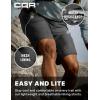CQR Men’s Quick Dry Stretch Hiking Cargo Shorts, Lightweight Water Resistant Tactical Casual, Golf & Outdoor with Pockets(Routine Charcoal)