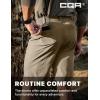 CQR Men’s Quick Dry Stretch Hiking Cargo Shorts, Lightweight Water Resistant Tactical Casual, Golf & Outdoor with Pockets(Routine Sandstorm)