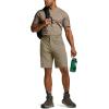 CQR Men’s Quick Dry Stretch Hiking Cargo Shorts, Lightweight Water Resistant Tactical Casual, Golf & Outdoor with Pockets(Routine Sandstorm)