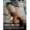 CQR Men’s Quick Dry Stretch Hiking Cargo Shorts, Lightweight Water Resistant Tactical Casual, Golf & Outdoor with Pockets(Routine Sandstorm)