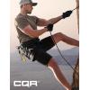 CQR Men’s Quick Dry Stretch Hiking Cargo Shorts, Lightweight Water Resistant Tactical Casual, Golf & Outdoor with Pockets(Shendo Trail W/Belt Black)
