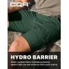 CQR Men’s Quick Dry Stretch Hiking Cargo Shorts, Lightweight Water Resistant Tactical Casual, Golf & Outdoor with Pockets(Shendo Trail W/Belt Jade Green)