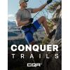 CQR Men’s Quick Dry Stretch Hiking Cargo Shorts, Lightweight Water Resistant Tactical Casual, Golf & Outdoor with Pockets(Shendo Trail W/Belt Santorini Blue)