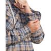 CQR Men’s Quilted Lined Flannel Hooded Shirt Jacket, Soft Warm Long Sleeve Outdoor Cotton Plaid Shirt Jackets(Quilted Lined Cliff Hanger)