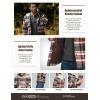 CQR Men’s Quilted Lined Flannel Hooded Shirt Jacket, Soft Warm Long Sleeve Outdoor Cotton Plaid Shirt Jackets(Quilted Lined Folk Tale)