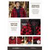 CQR Men’s Quilted Lined Flannel Hooded Shirt Jacket, Soft Warm Long Sleeve Outdoor Cotton Plaid Shirt Jackets(Quilted Lined Full Zip Classic Red)
