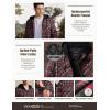 CQR Men’s Quilted Lined Flannel Hooded Shirt Jacket, Soft Warm Long Sleeve Outdoor Cotton Plaid Shirt Jackets(Quilted Lined Holiday Mood)