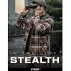 CQR Men’s Quilted Lined Flannel Hooded Shirt Jacket, Soft Warm Long Sleeve Outdoor Cotton Plaid Shirt Jackets(Stealth Aged Barrel)