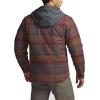 CQR Men’s Quilted Lined Flannel Hooded Shirt Jacket, Soft Warm Long Sleeve Outdoor Cotton Plaid Shirt Jackets(Stealth Harvest)