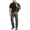 CQR Men’s Short Sleeve Tactical Shirts, UPF 50+ Ripstop Military Work Shirts, Breathable Button Down Outdoor Hiking Shirt(Journeyman Black)