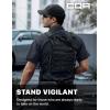 CQR Men’s Short Sleeve Tactical Shirts, UPF 50+ Ripstop Military Work Shirts, Breathable Button Down Outdoor Hiking Shirt(Journeyman Operator Navy)