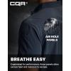 CQR Men’s Short Sleeve Tactical Shirts, UPF 50+ Ripstop Military Work Shirts, Breathable Button Down Outdoor Hiking Shirt(Supervisor Operator Navy)