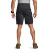 CQR Men’s Stretch Utility Shorts, Lightweight Quick Dry Casual Shorts, Hiking Golf Cargo Shorts with Zipper Pockets(Sedona Carbon Black)