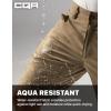 CQR Men’s Stretch Utility Shorts, Lightweight Quick Dry Casual Shorts, Hiking Golf Cargo Shorts with Zipper Pockets(Sedona Cougar)