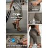 CQR Men’s Stretch Utility Shorts, Lightweight Quick Dry Casual Shorts, Hiking Golf Cargo Shorts with Zipper Pockets(Sedona Tan)
