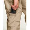 CQR Men’s Tactical Combat Cargo Pants, Water Resistant Ripstop, Military Outdoor Hiking Work Apparel(Khaki)