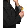 CQR Men’s Twill All Cotton Flannel Lined Shirt Jacket, Soft Brushed Outdoor Shirt Jacket(Twill Shirt Jacket Black Yellow)