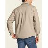 CQR Men’s Twill All Cotton Flannel Lined Shirt Jacket, Soft Brushed Outdoor Shirt Jacket(Twill Shirt Jacket Khaki)