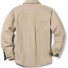 CQR Men’s Twill All Cotton Flannel Lined Shirt Jacket, Soft Brushed Outdoor Shirt Jacket(Twill Shirt Jacket Khaki)
