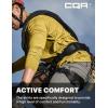 CQR Men’s UPF50+ Sun Protection Shirts, Quick Dry Long Sleeve Rash Guard, Athletic Running Workout Fishing Cooling Shirts(Basic Desert Yellow)