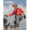 CQR Men’s UPF50+ Sun Protection Shirts, Quick Dry Long Sleeve Rash Guard, Athletic Running Workout Fishing Cooling Shirts(Basic Rescue Orange)