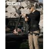 CQR Men’s UPF50+ Sun Protection Shirts, Quick Dry Long Sleeve Rash Guard, Athletic Running Workout Fishing Cooling Shirts(Protector Black)