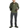 CQR Men’s UPF50+ Sun Protection Shirts, Quick Dry Long Sleeve Rash Guard, Athletic Running Workout Fishing Cooling Shirts(Protector Soil Green)