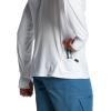 CQR Men’s UPF50+ Sun Protection Shirts, Quick Dry Long Sleeve Rash Guard, Athletic Running Workout Fishing Cooling Shirts(Protector White)