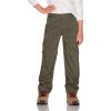 CQR Kids Youth Hiking Cargo Pants, UPF 50+ Quick Dry Convertible Zip Off Pants, Outdoor Camping Pants(Convertible Tundra)