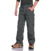CQR Kids Youth Hiking Cargo Pants, UPF 50+ Quick Dry Convertible Zip Off Pants, Outdoor Camping Pants(Shenah Venture Carbon Grey)