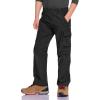 CQR Kids Youth Hiking Cargo Pants, UPF50+ Quick Dry Outdoor Camping Pants(Shenah Trail Black)