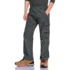 CQR Kids Youth Hiking Cargo Pants, UPF50+ Quick Dry Outdoor Camping Pants(Shenah Trail Carbon Grey)