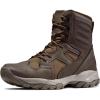 CQR Men’s Military Tactical Boots, Lightweight 6 Inches Hiking Combat Boot Durable Breathable Outdoor Work Motorcycle Footwear(Patrol 6 With Zipper Dark Brown)