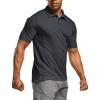 CQR Men’s Polo Shirts, Tactical Short Sleeve Golf Performance Shirts, Lightweight Dry Fit UPF 50+ Pique(Frost Essential Charcoal)
