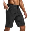 CQR Men’s Quick Dry Stretch Hiking Cargo Shorts, Lightweight Water Resistant Tactical Casual, Golf & Outdoor with Pockets(Hike Flex Black)