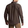 CQR Men’s 100% All Cotton Button Down Flannel Shirts, Long Sleeve Brushed Warm Soft Casual Outdoor Plaid Shirt(Corduroy Dark Brown)
