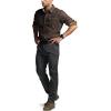 CQR Men’s 100% All Cotton Button Down Flannel Shirts, Long Sleeve Brushed Warm Soft Casual Outdoor Plaid Shirt(Corduroy Dark Brown)