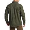 CQR Men’s 100% All Cotton Button Down Flannel Shirts, Long Sleeve Brushed Warm Soft Casual Outdoor Plaid Shirt(Corduroy Hunter Green)