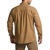 CQR Men’s 100% All Cotton Button Down Flannel Shirts, Long Sleeve Brushed Warm Soft Casual Outdoor Plaid Shirt(Corduroy Wheat Brown)