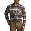 CQR Men’s 100% All Cotton Button Down Flannel Shirts, Long Sleeve Brushed Warm Soft Casual Outdoor Plaid Shirt(Plaid Aged Barrel)