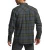 CQR Men’s 100% All Cotton Button Down Flannel Shirts, Long Sleeve Brushed Warm Soft Casual Outdoor Plaid Shirt(Plaid Amazon Grey)