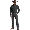 CQR Men’s 100% All Cotton Button Down Flannel Shirts, Long Sleeve Brushed Warm Soft Casual Outdoor Plaid Shirt(Plaid Amazon Grey)