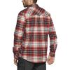 CQR Men’s 100% All Cotton Button Down Flannel Shirts, Long Sleeve Brushed Warm Soft Casual Outdoor Plaid Shirt(Plaid Burgundy)